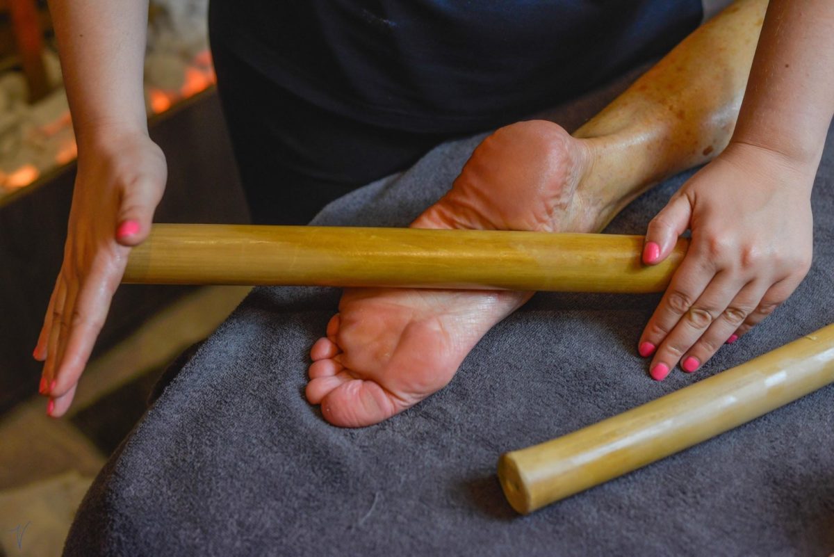 Massage au bambou | Institut Valentine